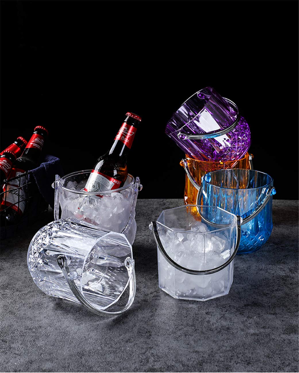 Amazon｜[イダク] アイスペール アイスバケット バー用品 ウイスキー